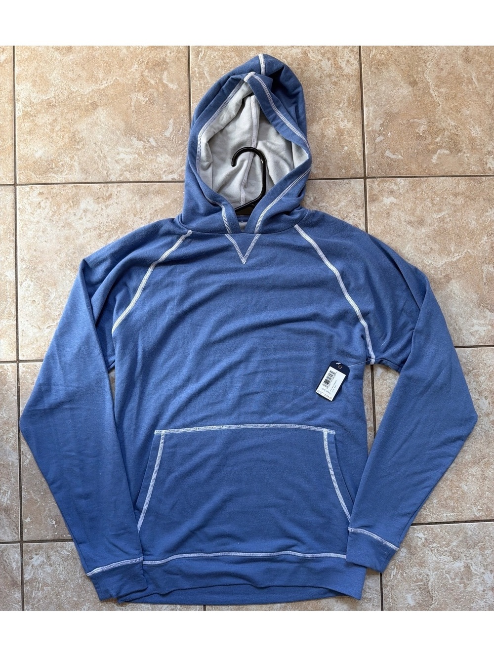 Small - Men - Johnnie-O Blue Modal Blend Pullover